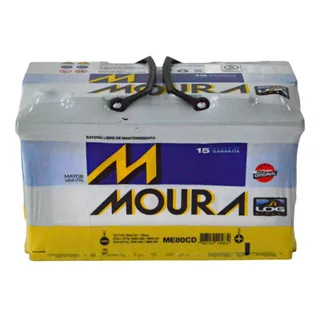 Batería Moura M80cd 12x80 D 80 Amp 650 Cca Premium