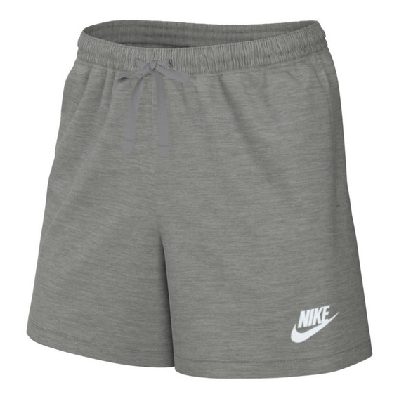 Short Nike W Club Dk Grey De Mujer - Dq5802-063 Flex