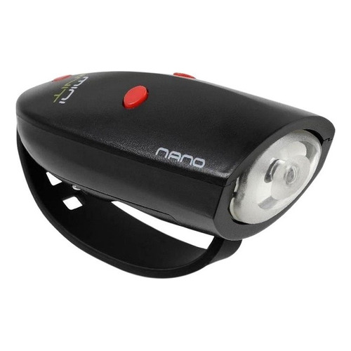 Luz Sirena Infantil Bicicleta Hornit 10lm Sonidos Negro/rojo Color Negro