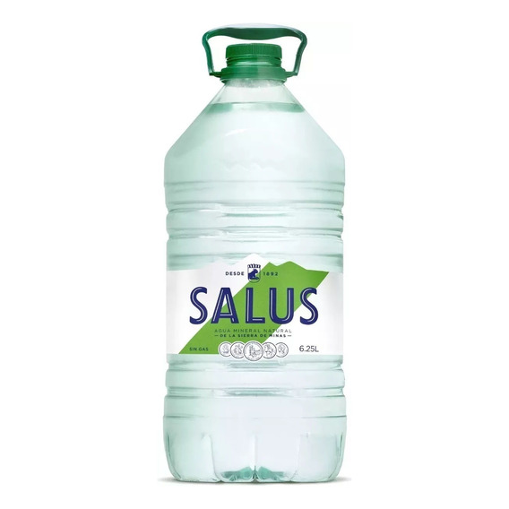 Agua Salus Sin Gas Pack X 4 Bidón 6.25l  Kubo