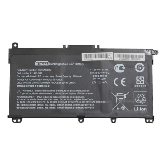 Bateria Compatible Con Hp Pavilion 15-da0016la Litio A