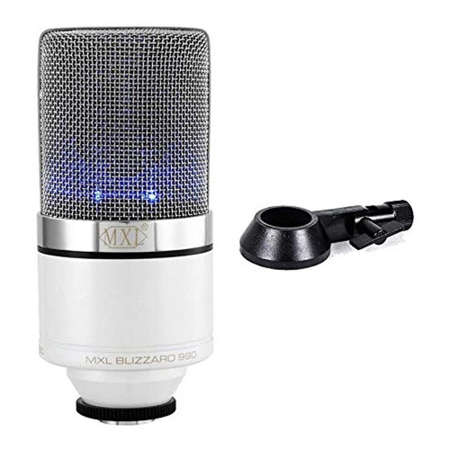 Microfono De Condensador Mxl Mics 990 Blizzard Con Luces Le