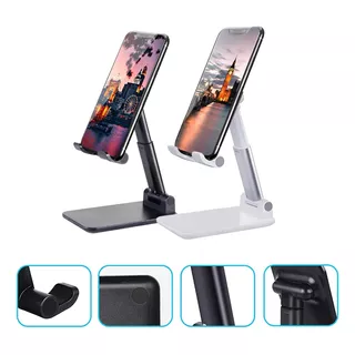 Soporte Base Celular Holders Mesa Escritorio Ajustable 