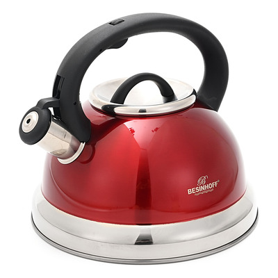 Pava De Acero Inoxidable 2,6 Litros Besinhoff P Roja