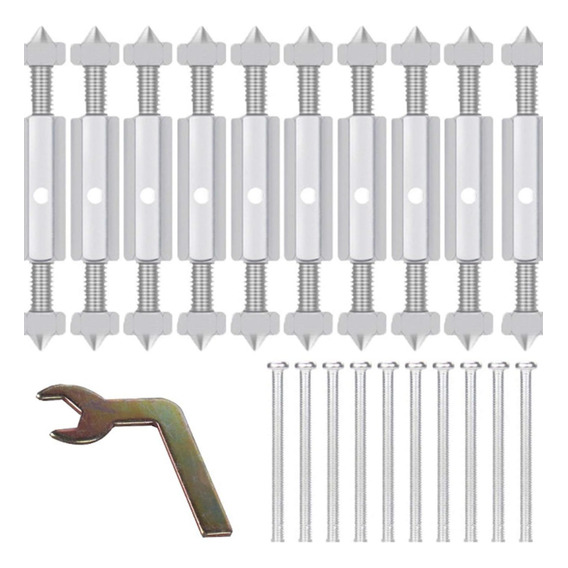 Kit De Reparación Para Tomacorrientes X10 Tornillos 60-80mm