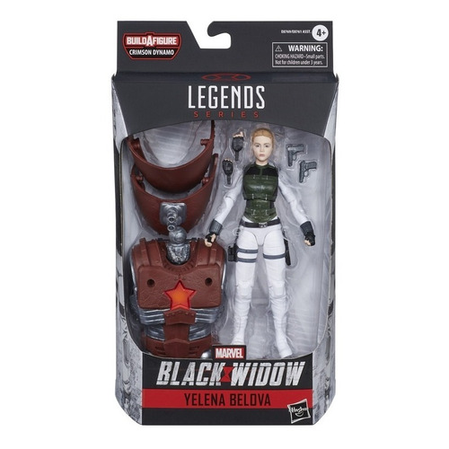 Yelena Belova Marvel Legends Black Widow(baf Crimson Dynamo)