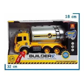 Camion Sisterna C/luz Y Sonido Juguete Personaje Constructor