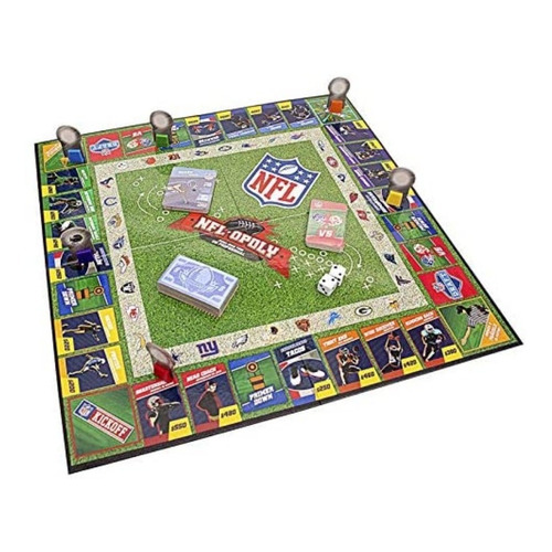 Juego De Mesa En Familia Nfl-opoly - Novelty