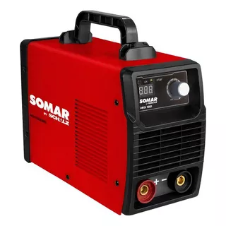 Máquina De Solda Inversora Mis 140 Bivolt Somar Profissional Cor Vermelho 110v/220v