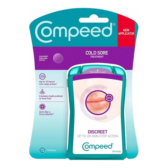 Compeed Cold Sore, Parches Aposito Herpes Labial 15 Pzs