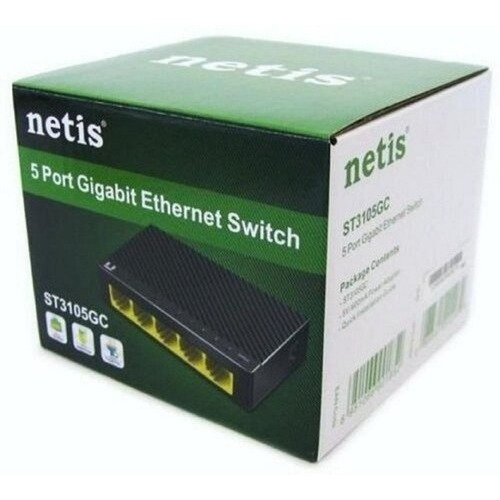 Switch Netis 5 Puertos 10/100/1000 Mbps St3105gc