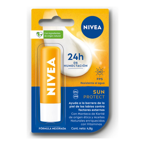 Protector Solar Labial Humectante Sun Protect Fps 30 4,8 Grs