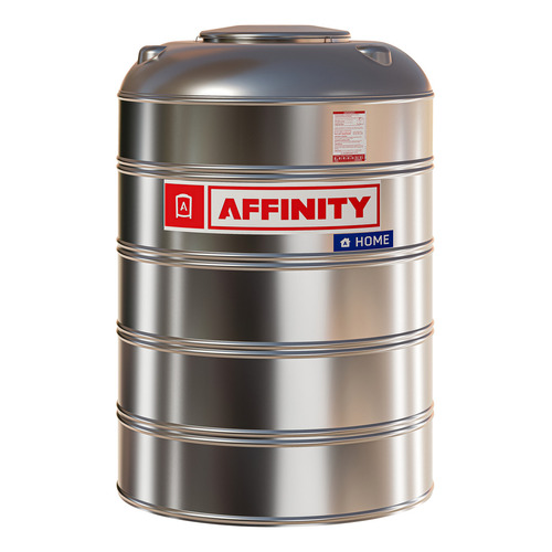 Tanque de agua Affinity Home vertical acero inoxidable 1000L de 141 cm x 97 cm