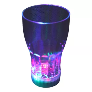 Pack 12 Vasos Luminoso Luz Multicolor Fiesta Eventos Neon 