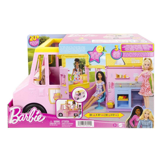 Camión Barbie Set De Limonada Sobre Ruedas
