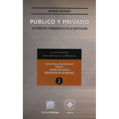 Público y privado: No, de Fioravanti, Maurizio., vol. 1. Editorial Porrua, tapa pasta blanda, edición 1 en español, 2017