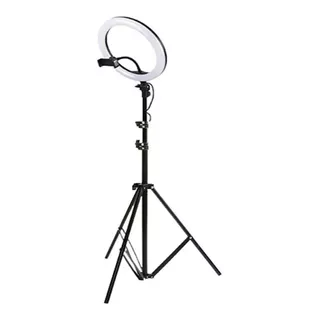 Aro De Luz Led 33cm + Tripode 2 Metros Y Soporte Celular