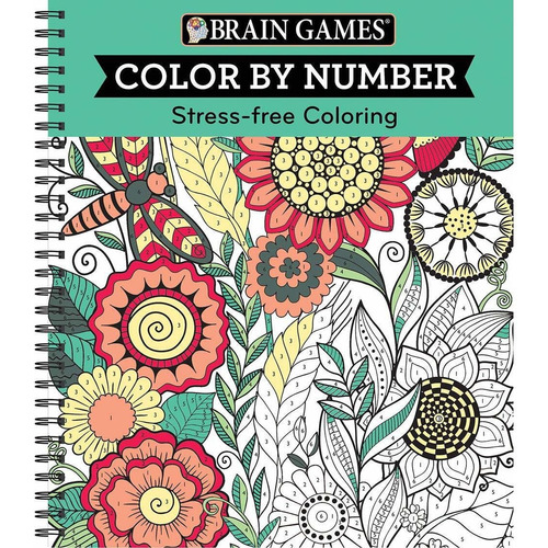 Brain Games - Color By Number: Stress-free Coloring E