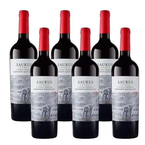 Vino Saurus Cabernet Sauvignon Familia Schroeder Caja x 6 Unidades