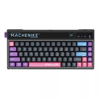 Teclado Machenike Kt68 Ansi Color Negro Con Luz Rgb