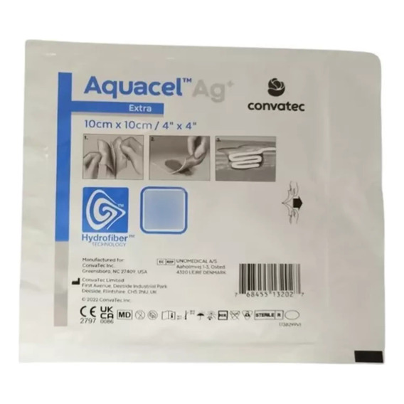 Aquacel Ag Extra De 10 X10cm (5 Unidades) Inc/envio