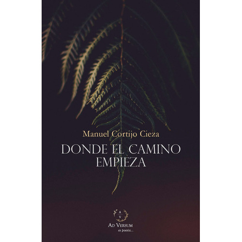 Donde El Camino Empieza, De Manuelcortijo Cieza. Editorial Editorial Ars Poetica, Tapa Blanda En Español, 2022