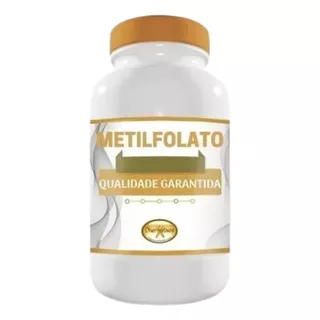 Metilfolato ( Vit B9/ Ac. Folico) 5mg 120 Cáps. Sublingual Sabor Sem Sabor