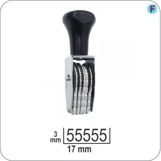 Carimbo Numerador 05mm 05 Dígitos Estr. 5505