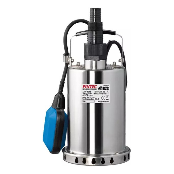 Bomba Agua Sumergible 1.1/4'' Fixtec 1hp 750w 133l/min