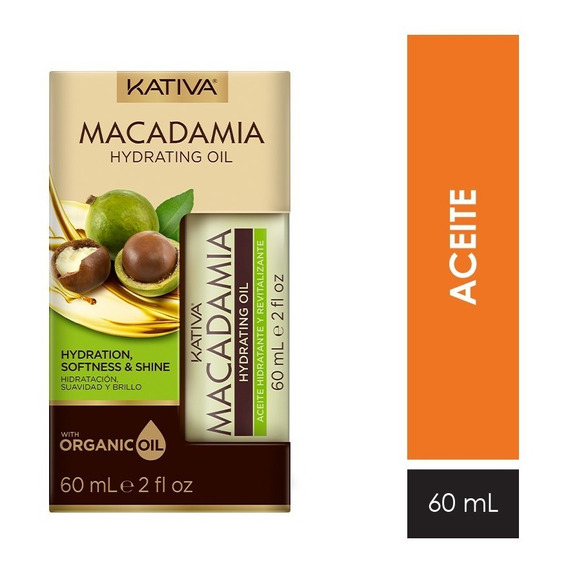 Aceite Tratamiento Kativa Macadamia 60 Ml 1 Unidad.