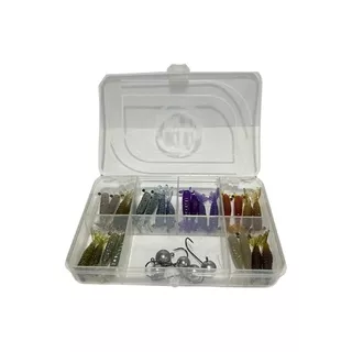 Kit Micro Camarão 4cm Snook - Com 30 Itens By Lord Fishing