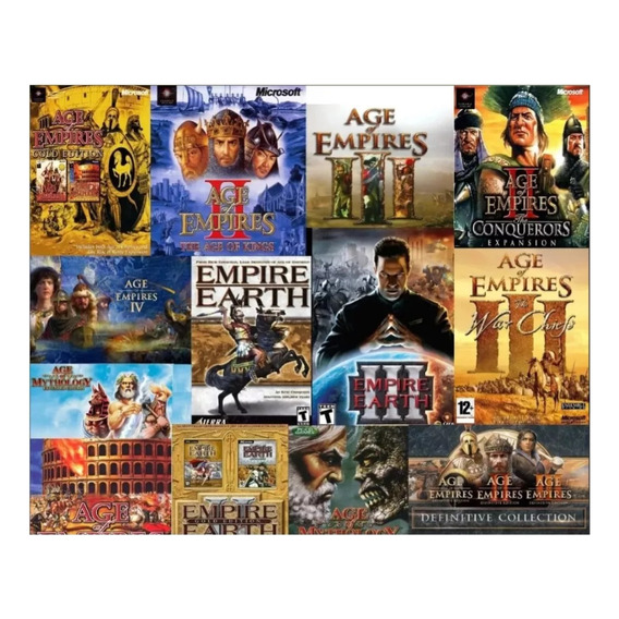 Pack Age Of Empires 1, 2,3,4 , Hd, D.e + Regalos Pc Digital