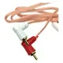 Cable 2 Rca A 2 Rca En Angulo 90° Full Cobre - 90 Cm Voyz