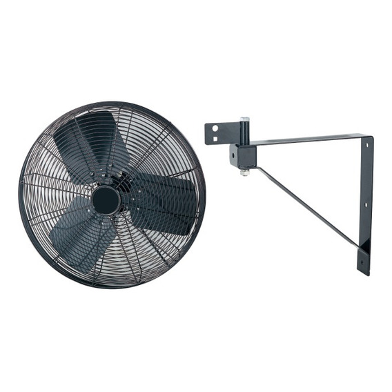 Ventilador De Pared Negro 3 Aspas 24 PuLG  127v Industrial