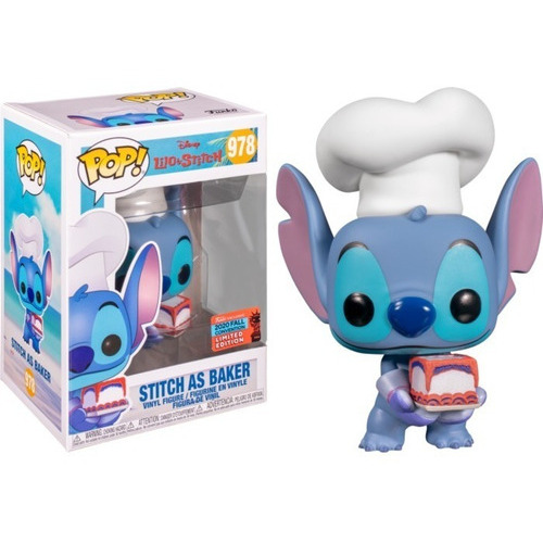 Funko Pop Stitch As Baker #978 Fall Convention Sticker