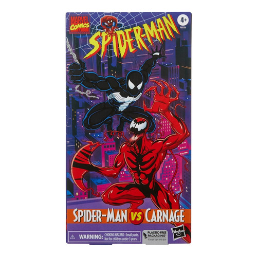 Figuras Marvel Legends Spider-man Black Suit Vs Carnage