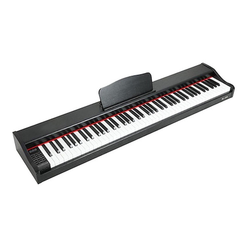 Piano Digital 88 Teclas Sensitivas Blanth Bl180 Color Negro