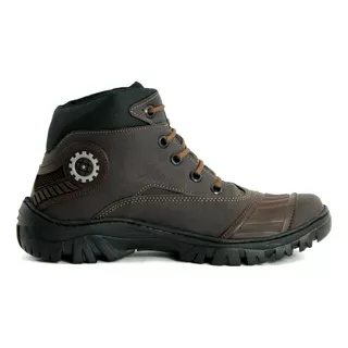 Bota Cuturno Motoqueiro Leve Macia Barata Cano Curto Treck