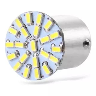 100 Lâmpada Led Automotiva 1157 2 Polo Freio E Ré Luz Branco