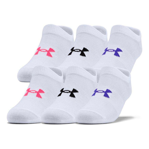 Medias Under Armour Girl´s Essential Niñas Tripack-blanco