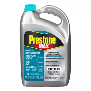 Prestone Antifreeze/coolant 50/50 European Teal Turquesa