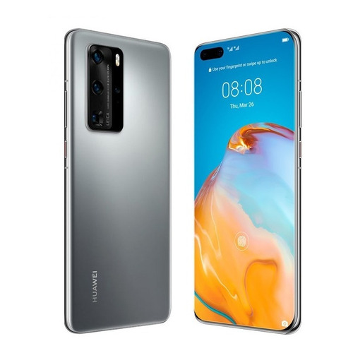 Celular Huawei P40 Pro, 6.58 , 8gb+256gb, Dual Sim, Plata Color Plata glacial