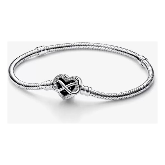 Pandora Pulsera Moments Cierre Corazón Infinito Sin Kit