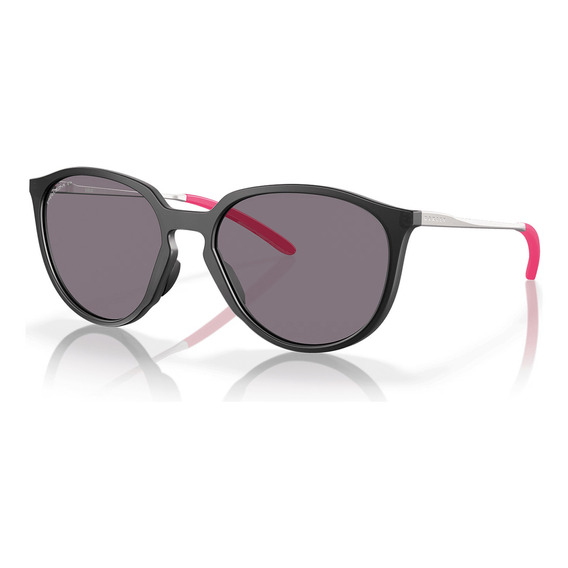 Gafas de sol polarizadas Oakley Sielo Black Prizm para mujer, color mate, tinta negra, color de marco, negro mate, color de varilla, gris, color de lente Prizm Grey