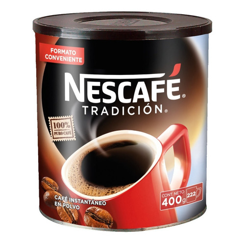 Café Instantáneo Nescafé Tradición Lata 400 G