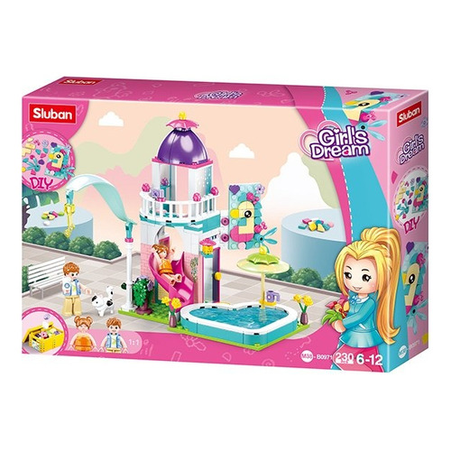Fiesta En La Piscina Girls Dream Bloque Compatible Con Lego Cantidad De Piezas 230