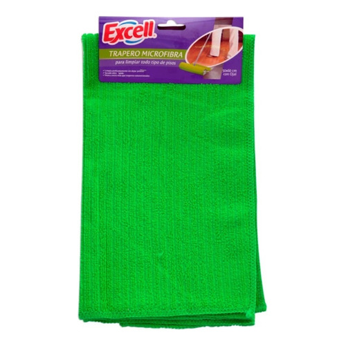 Trapero Microfibra - Excell - Con Ojal - 50x60 Cms. Color Verde claro