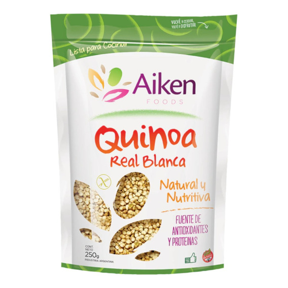Quinoa Blanca Lavada Aiken Sin Tacc - Lista Para Cocinar