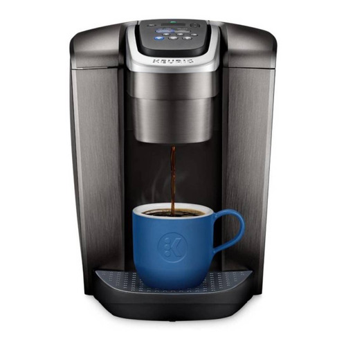 Cafetera Keurig K-Elite Single Serve automática brushed slate para cápsulas monodosis 110V