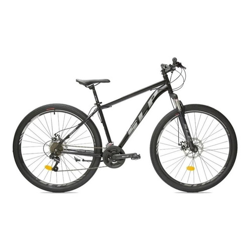 Mountain bike SLP 5 Pro R29 18" 21v frenos de disco mecánico cambios SLP color negro/verde con pie de apoyo  